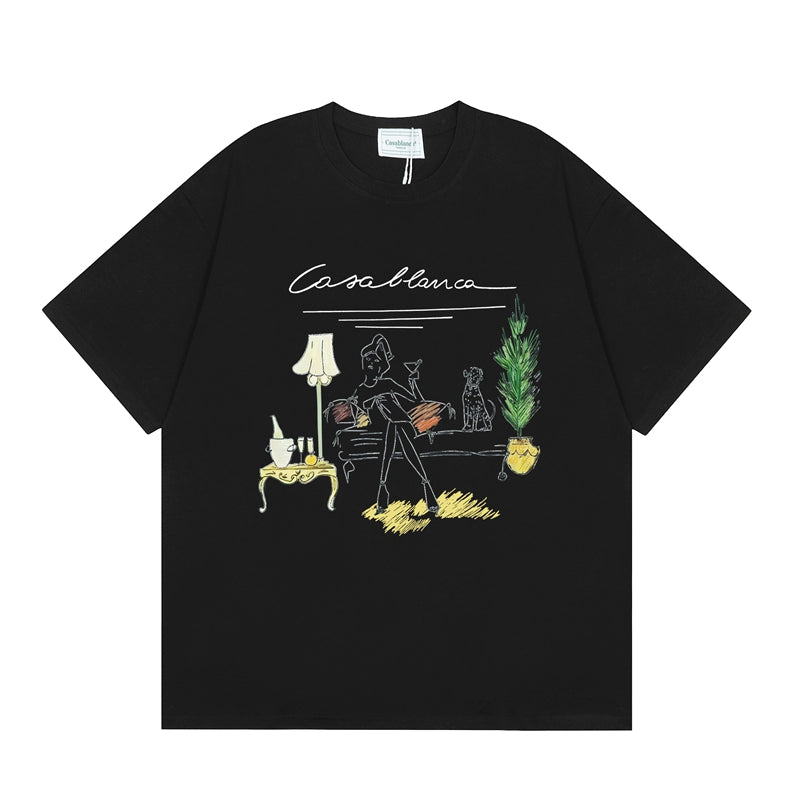 Tennis Club Cotton Short Sleeve T-Shirt