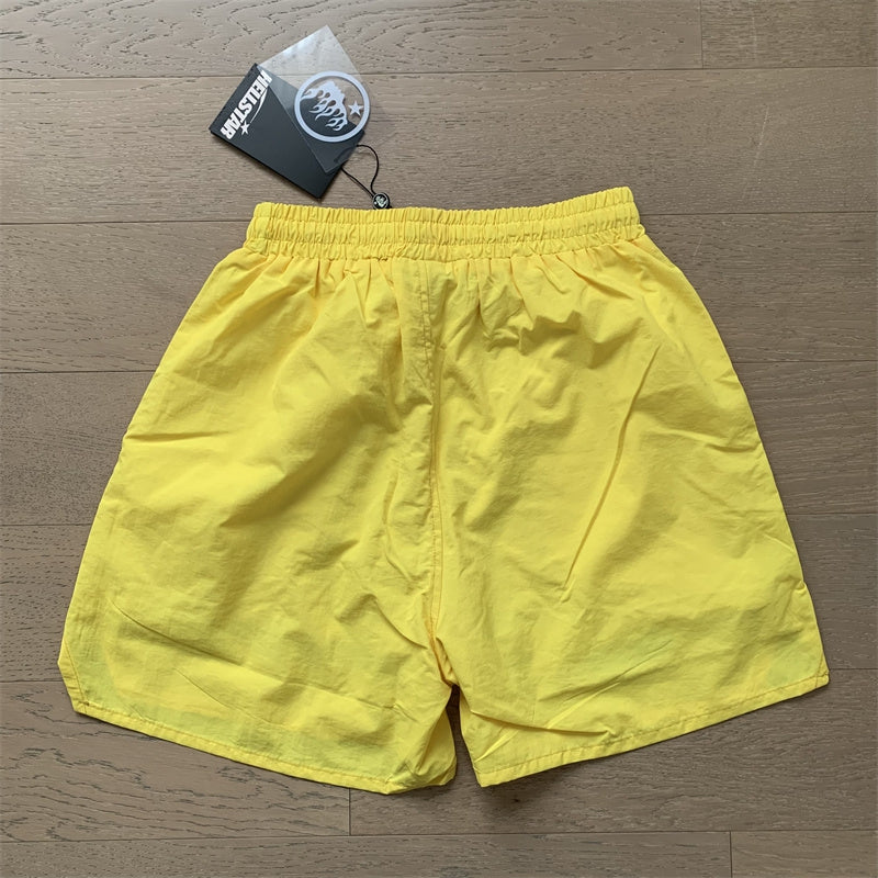 Simple Loose Colorblocked Athletic Shorts