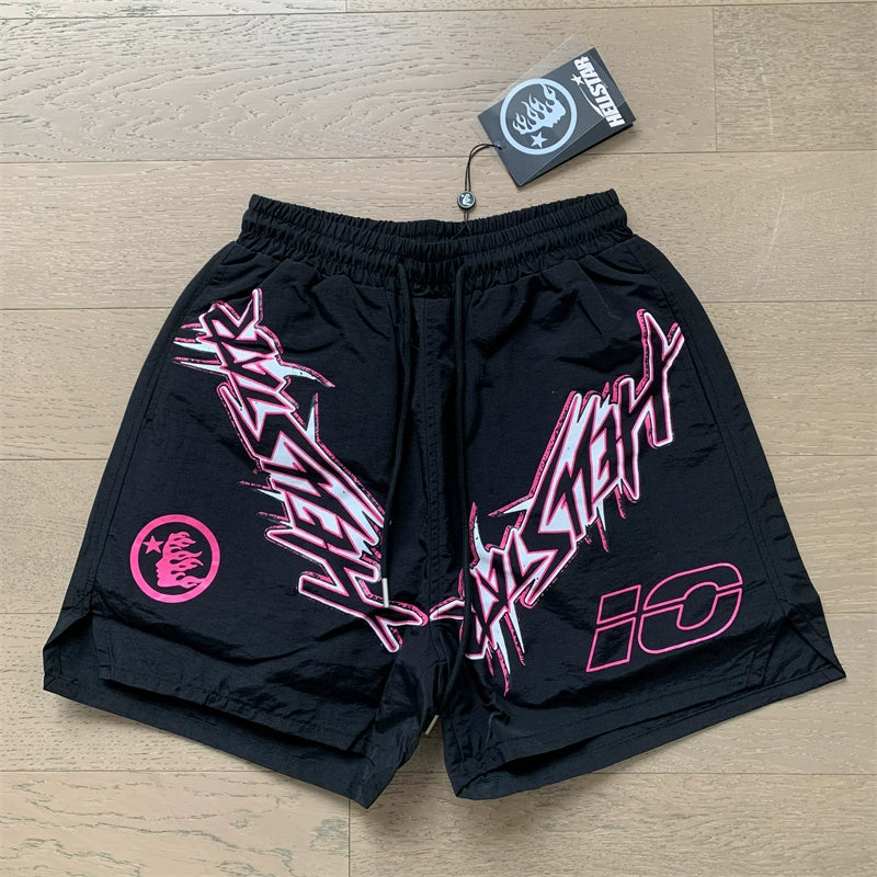 Simple Loose Colorblocked Athletic Shorts