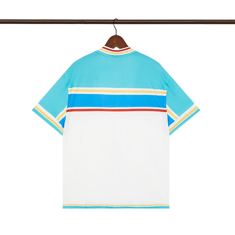 Tennis Club Summer Short Sleeve Shirt Shorts Set