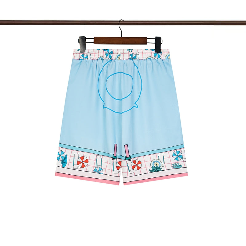Tennis Club Summer Short Sleeve Shirt Shorts Set