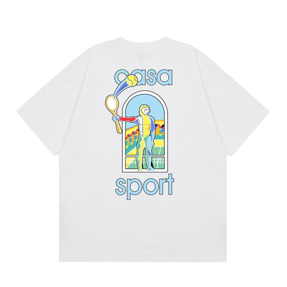 Tennis Club Cotton Short Sleeve T-Shirt