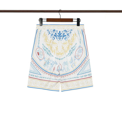 Tennis Club Summer Short Sleeve Shirt Shorts Set