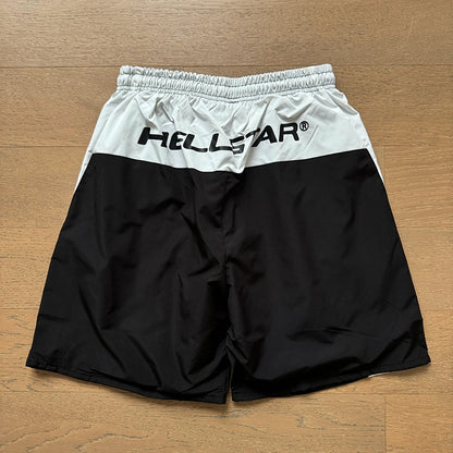 Simple Loose Colorblocked Athletic Shorts