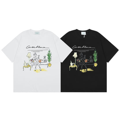 Tennis Club Cotton Short Sleeve T-Shirt