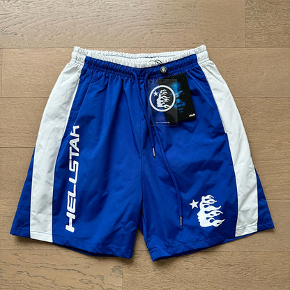 Simple Loose Colorblocked Athletic Shorts