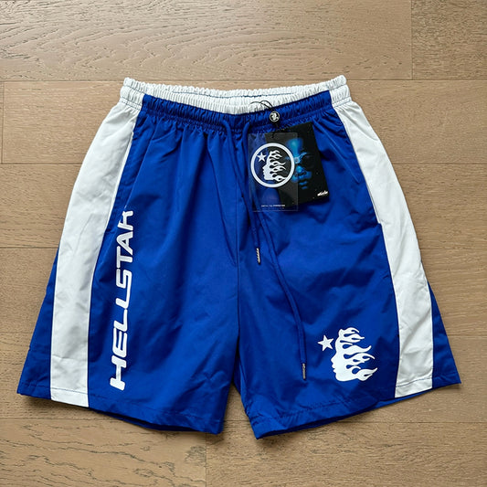 Simple Loose Colorblocked Athletic Shorts