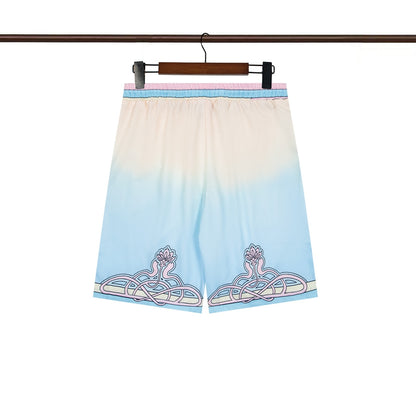 Tennis Club Summer Short Sleeve Shirt Shorts Set