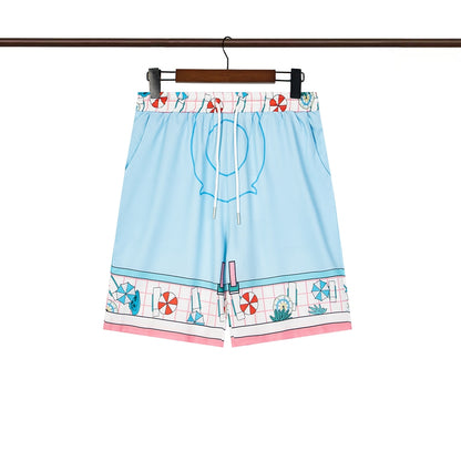 Tennis Club Summer Short Sleeve Shirt Shorts Set