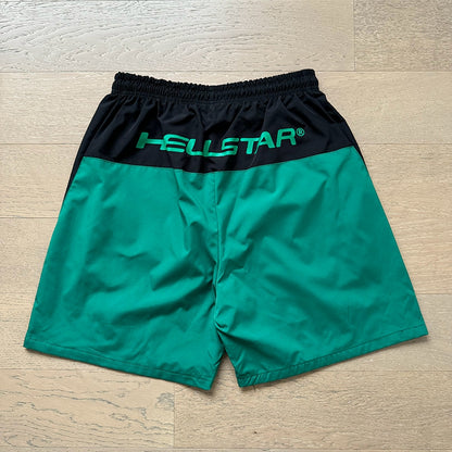 Simple Loose Colorblocked Athletic Shorts