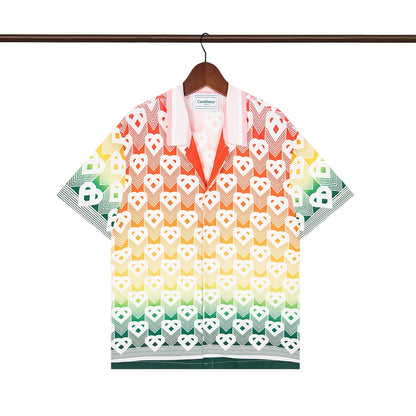 Tennis Club Summer Short Sleeve Shirt Shorts Set