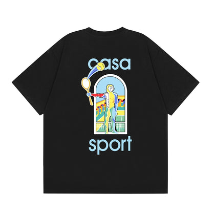 Tennis Club Cotton Short Sleeve T-Shirt