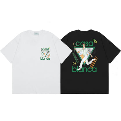 Tennis Club Cotton Short Sleeve T-Shirt