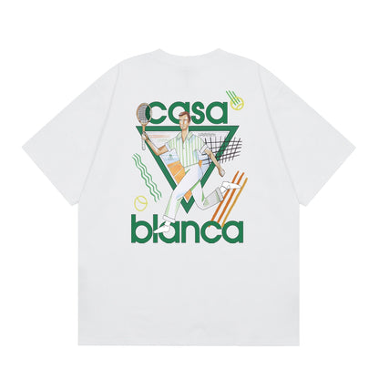 Tennis Club Cotton Short Sleeve T-Shirt