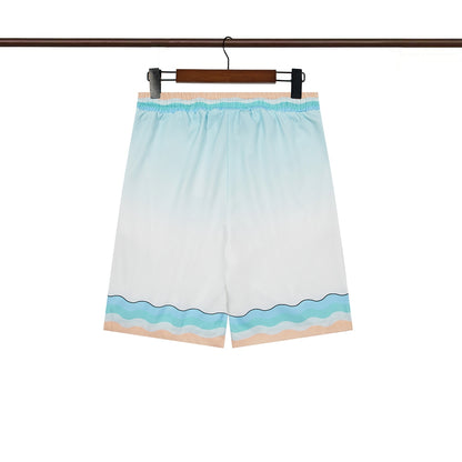 Tennis Club Summer Short Sleeve Shirt Shorts Set
