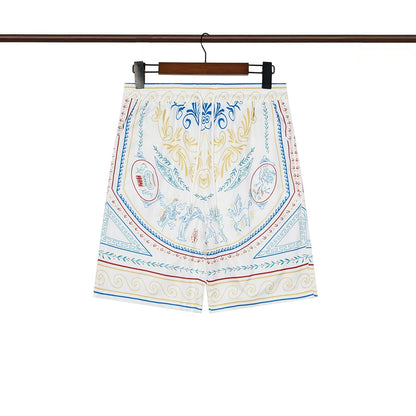 Tennis Club Summer Short Sleeve Shirt Shorts Set