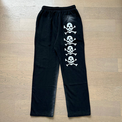 Vintage Casual Hoodie Pants Set