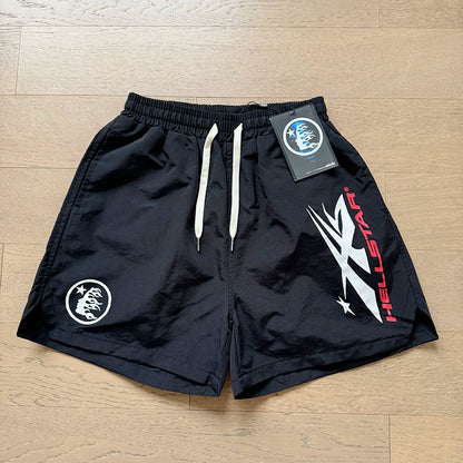 Simple Loose Colorblocked Athletic Shorts