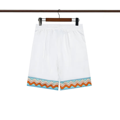 Tennis Club Summer Short Sleeve Shirt Shorts Set