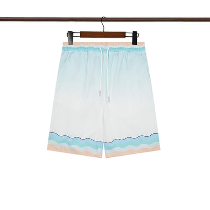 Tennis Club Summer Short Sleeve Shirt Shorts Set