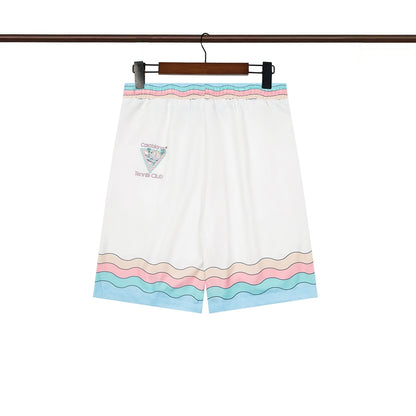 Tennis Club Summer Short Sleeve Shirt Shorts Set