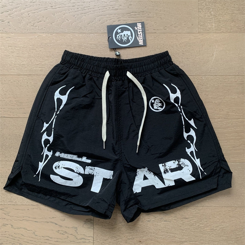 Simple Loose Colorblocked Athletic Shorts