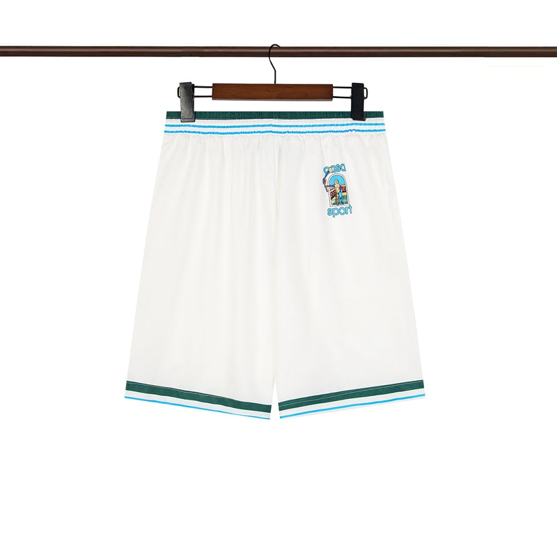 Tennis Club Summer Short Sleeve Shirt Shorts Set