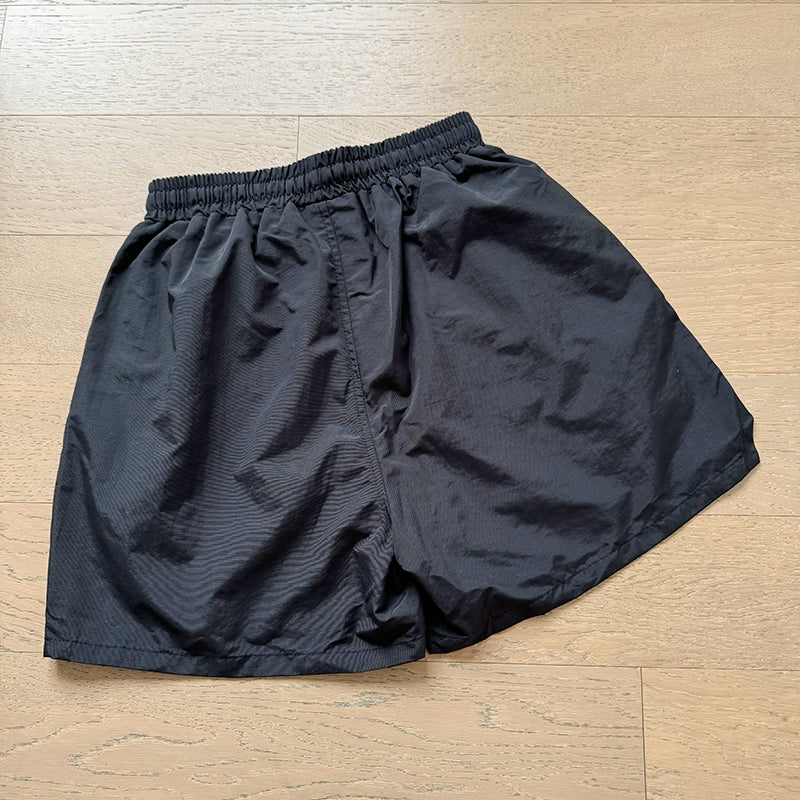 Simple Loose Colorblocked Athletic Shorts