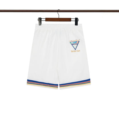 Tennis Club Summer Short Sleeve Shirt Shorts Set
