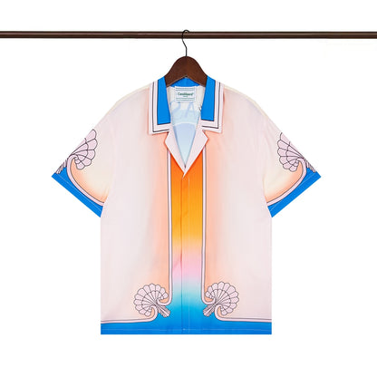 Tennis Club Summer Short Sleeve Shirt Shorts Set