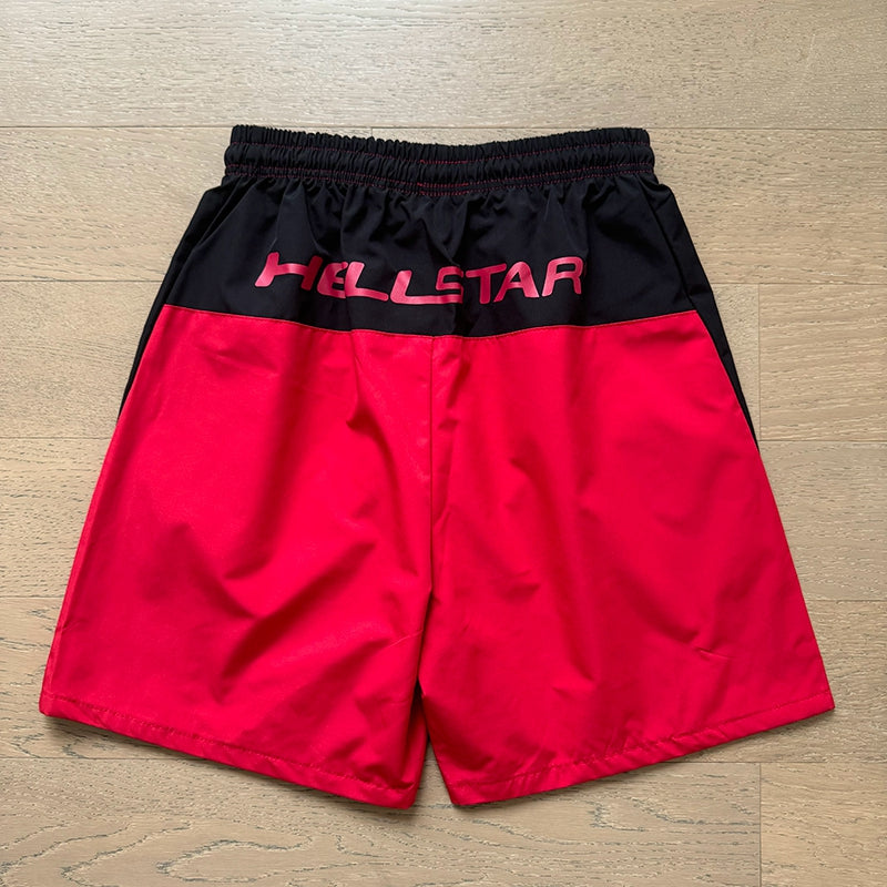Simple Loose Colorblocked Athletic Shorts