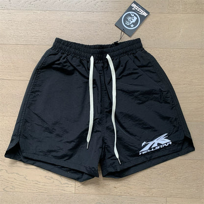 Simple Loose Colorblocked Athletic Shorts