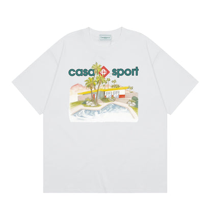 Tennis Club Cotton Short Sleeve T-Shirt