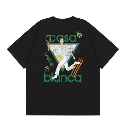 Tennis Club Cotton Short Sleeve T-Shirt