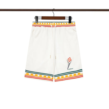 Tennis Club Summer Short Sleeve Shirt Shorts Set