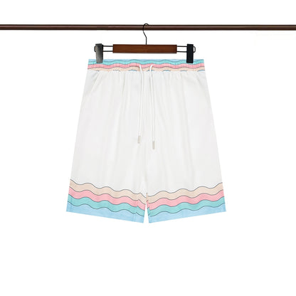 Tennis Club Summer Short Sleeve Shirt Shorts Set