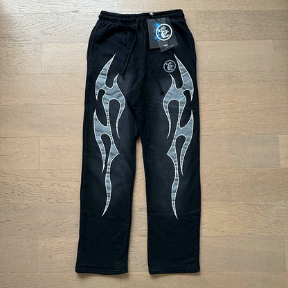 Vintage Casual Hoodie Pants Set
