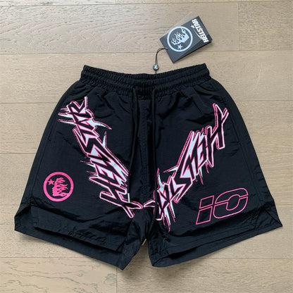 Simple Loose Colorblocked Athletic Shorts