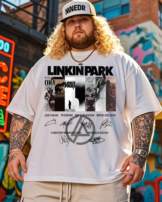 Lincoln Park Short Sleeve Plus Size Men's T-shirt